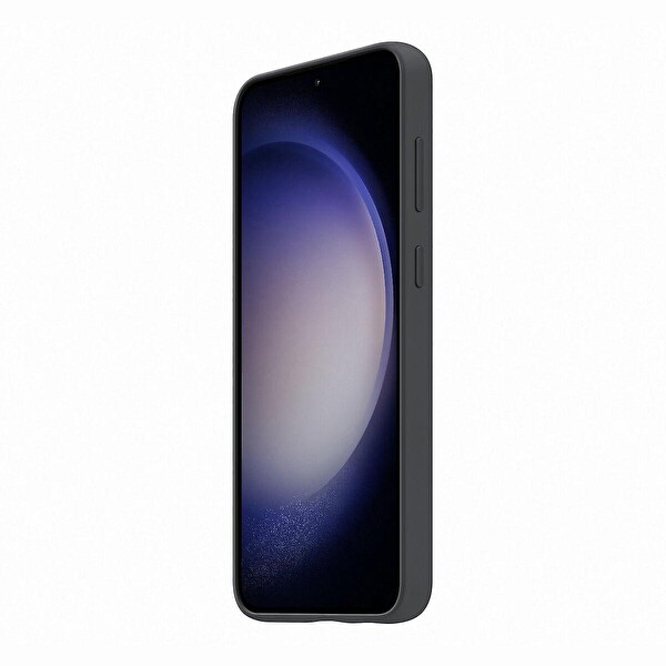 Samsung Galaxy S23+ PLUS Kayışlı Silikon Siyah Kılıf EF-GS916TBEGWW