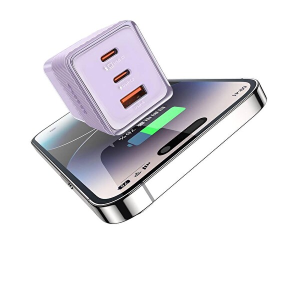 Mcdodo CH-1502 67 W Gan 5 Mini 2xTypeC 1xUSB Girişli Hızlı Şarj Aleti