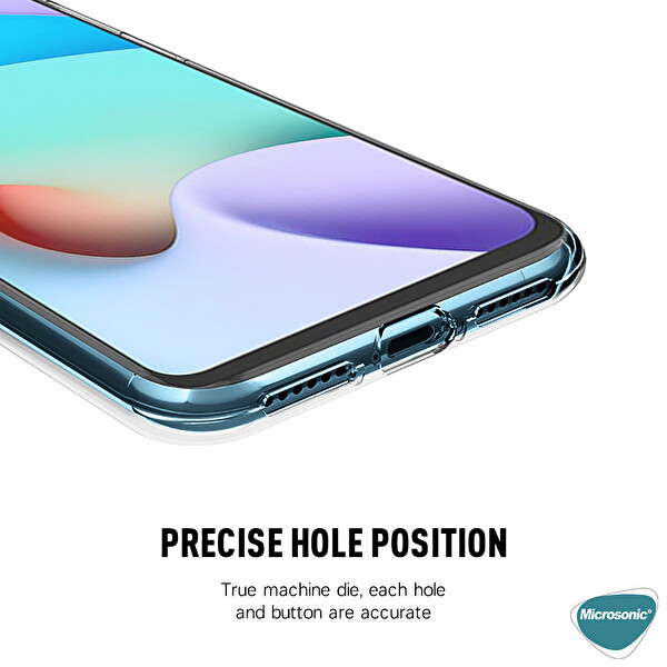 Microsonic Xiaomi Redmi Note 11 4g Kılıf 6 Tarafı Tam Full Koruma 360 Clear Soft Şeffaf