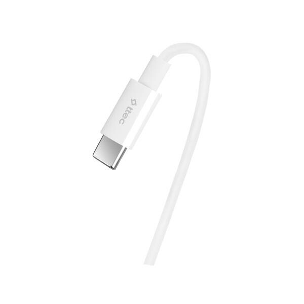 Ttec 2DK45B Type-C To Type-C 200 CM 65W PD/QC Beyaz Hızlı Şarj ve Data Kablosu