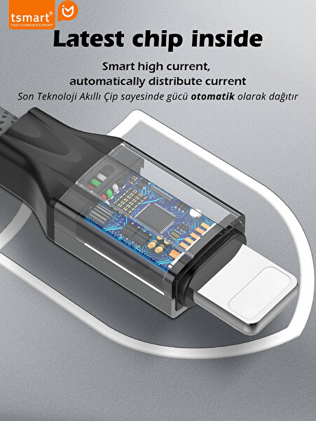 Tsmart TS-K20 30 W USB-C To Lightning iPhone Hızlı Şarj Kablosu