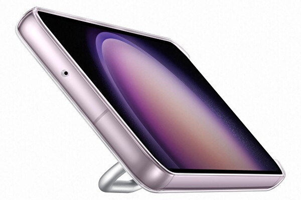 Samsung Galaxy S23 Plus EF-XS916CTEGWW Standlı Halkalı Şeffaf Telefon Kılıfı
