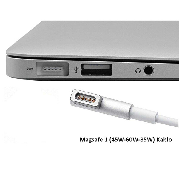 Magsafe 1 Şarj Kablosu Macbook Air Pro Ile Uyumlu Magsafe-1 Tamir Kablosu 45w 60w 85w