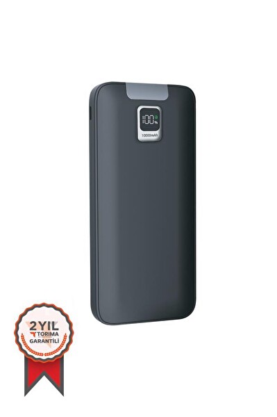 Torima TRM-1013 10.000 mAh 22.5W Hızlı Şarj Özellikli Dijital Şarj Göstergeli Siyah Powerbank