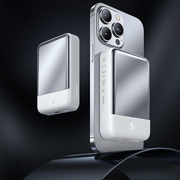 Mcdodo MC-5930 10.000 mAh Magsafe Kablosuz 30W Beyaz Powerbank