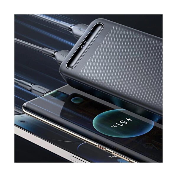Mcdodo MC-4432 20.000 mAh LED Ekranlı 10.5W Siyah Powerbank