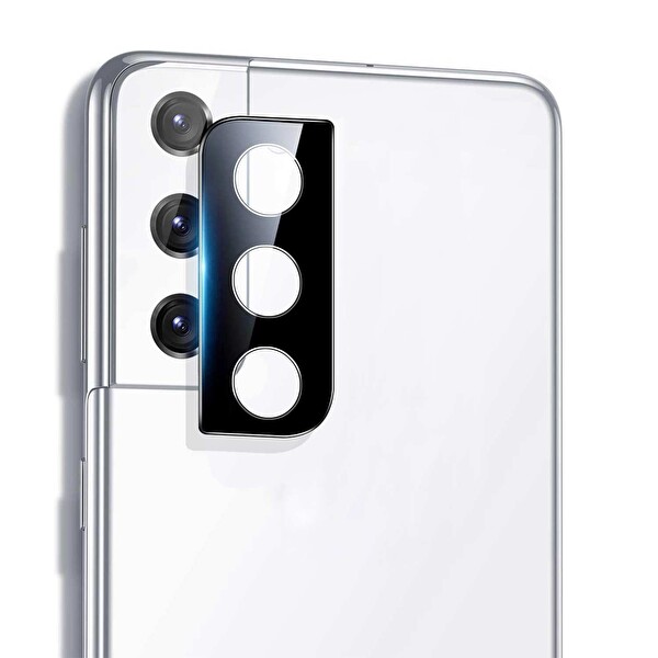 Microsonic Samsung Galaxy S21 Fe Kamera Lens Koruma Camı V2 Siyah