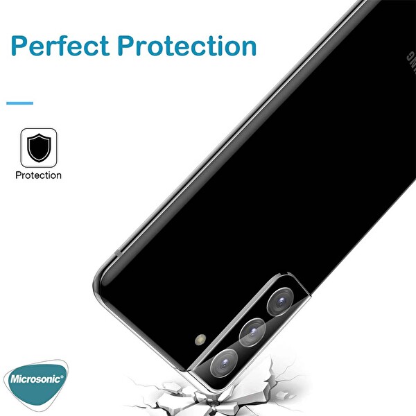 Microsonic Samsung Galaxy S21 Fe Kamera Lens Koruma Camı V2 Siyah