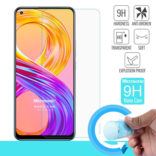 Realme 8 Nano Glass Cam Ekran Koruyucu