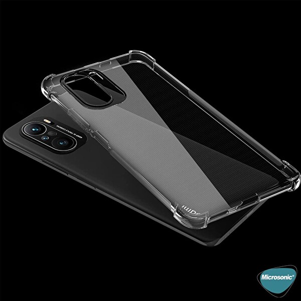 Microsonic Xiaomi Redmi K40 Pro Kılıf Shock Absorbing Şeffaf