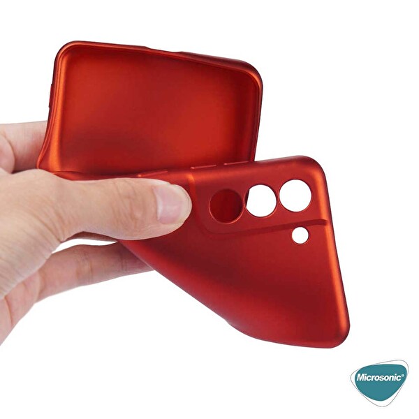 Microsonic Matte Silicone Samsung Galaxy S21 Fe Kılıf Siyah