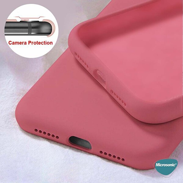 Microsonic Matte Silicone Samsung Galaxy S21 Fe Kılıf Siyah