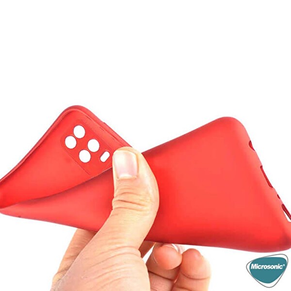 Microsonic Matte Silicone Oppo A54 4g Kılıf Lacivert