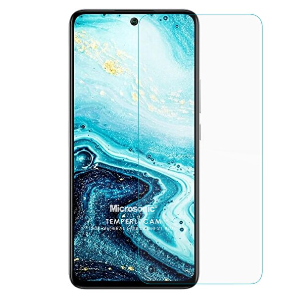 Microsonic General Mobile Gm 21 Plus Tempered Glass Cam Ekran Koruyucu