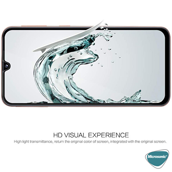 Microsonic Realme C21 Tam Kaplayan Temperli Cam Ekran Koruyucu Siyah