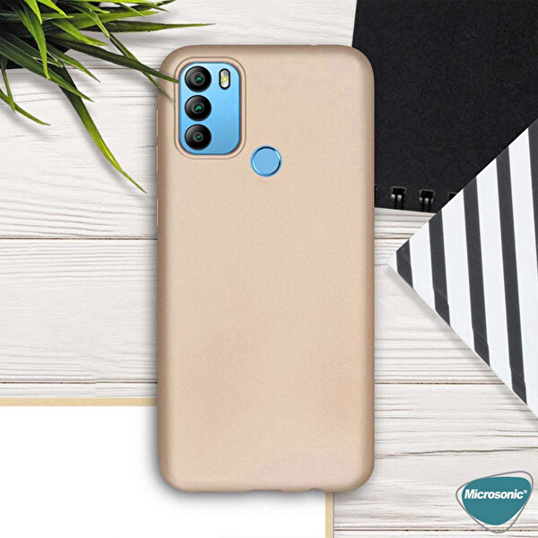 Microsonic Matte Silicone General Mobile Gm 21 Plus Kılıf Rose Gold