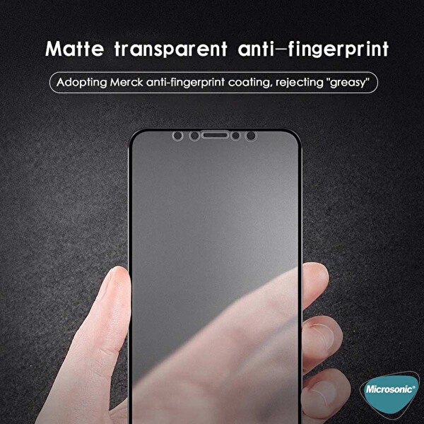 Microsonic Oppo A74 4g Seramik Matte Flexible Ekran Koruyucu Siyah