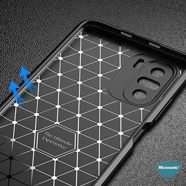 Microsonic Xiaomi Poco F3 Kılıf Legion Series Kahverengi