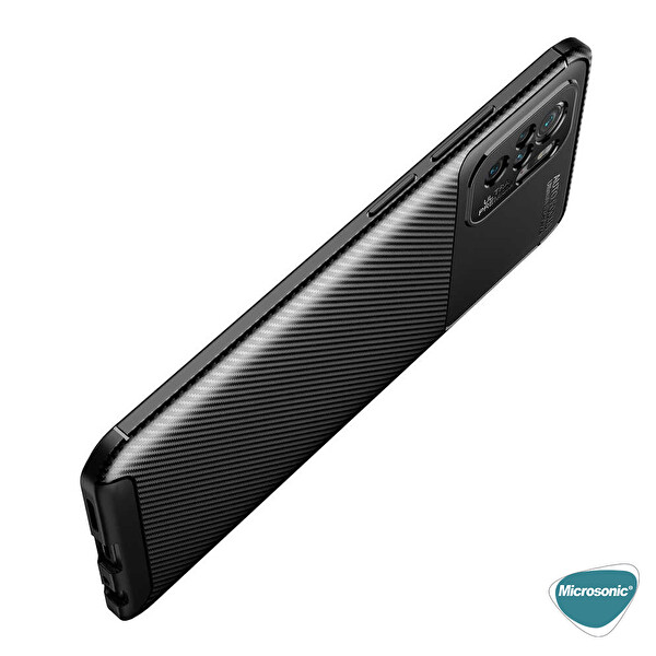 Microsonic Xiaomi Redmi Note 10s Kılıf Legion Series Kahverengi