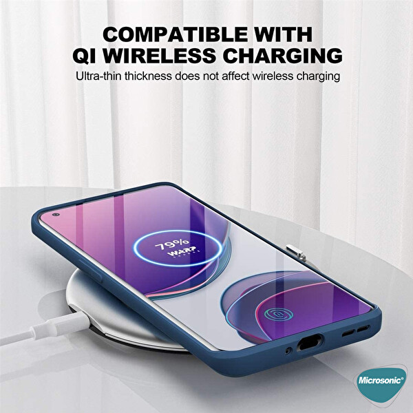 Microsonic Oneplus 9 Pro Kılıf Groovy Soft Mor