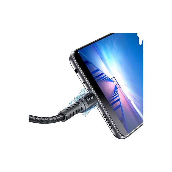 Mcdodo CA-2280 Micro USB Hızlı 20 CM Siyah Data Şarj Kablosu