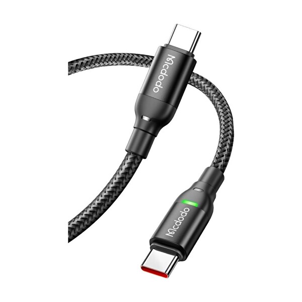 Mcdodo CA-2730 100W Type-C Type-C Hızlı 1.2 M Siyah Şarj Data Kablosu