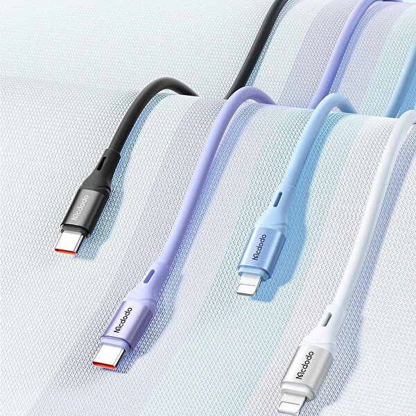 Mcdodo CA-1864 Type-C to iPhone PD 36W Hızlı 1.2 M Mavi Data Şarj Kablosu