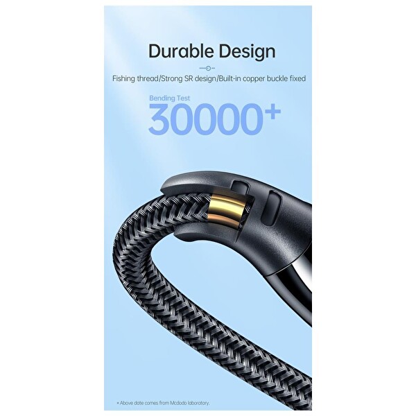 Mcdodo CA-8120 100W 5A Type-C PD Hızlı 1.2 M Siyah Şarj Kablo