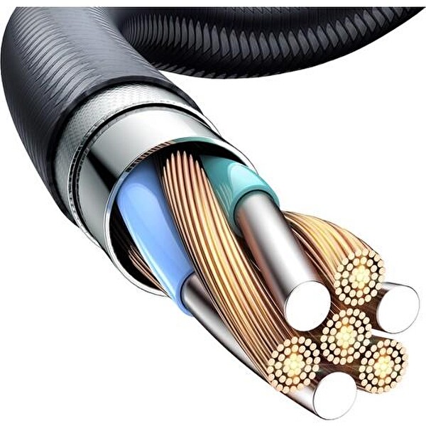 Mcdodo CA-3150 Type-C 100W Power Off Hızlı 1.2 M Siyah Data ve Şarj Kablosu