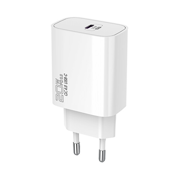 S-Link SL-EC62TP Type-C 20W PD3.0 Quick Charge QC4.0 Kablo ve Ev Şarj Adaptör
