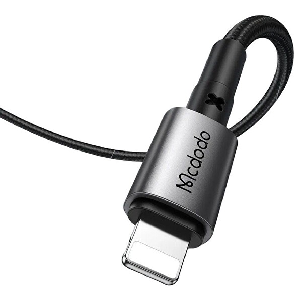Mcdodo CA-2850 36W PD Type-C To Lightning Hızlı 1.2 M Siyah Şarj Data Kablosu