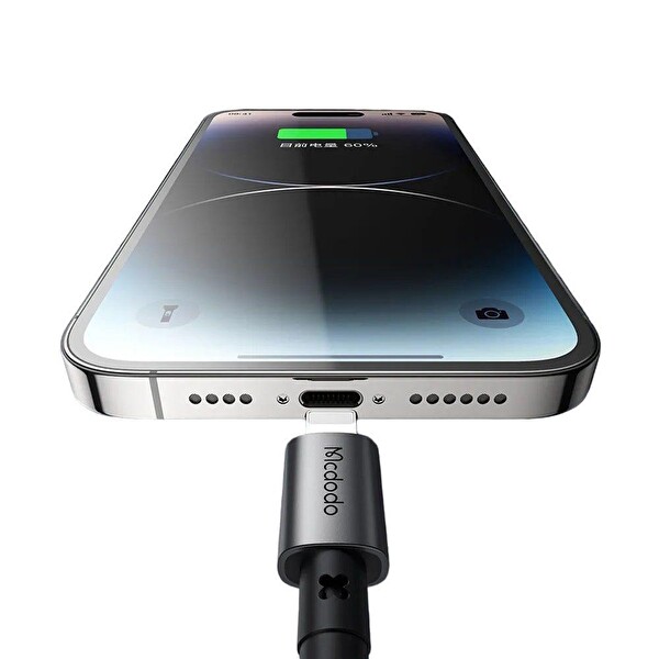 Mcdodo CA-2851 36W PD Type-C To Lightning Hızlı 1.8 M Siyah Şarj Data Kablosu