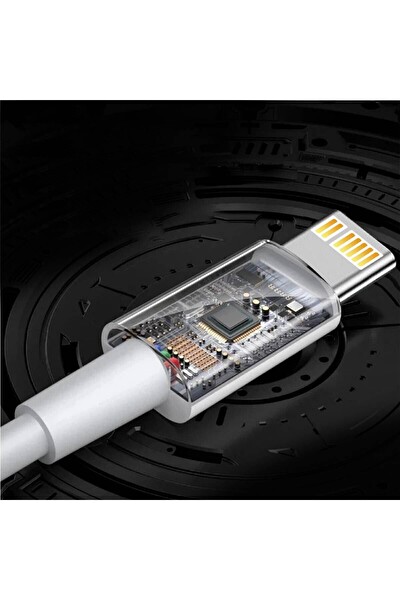 Mega Oto Market 3.0A Lightning To Type-C 1 M Şarj Kablosu