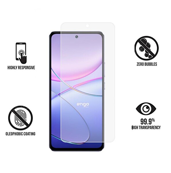 Engo Xiaomi Poco C61 Parmak İzi Bırakmaz Mat Ekran Koruyucu