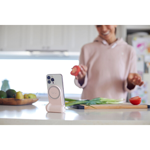 Shiftcam SnapGrip Toz Pembe Magsafe Powerbank Özellikli Fotoğraf Video Çekim Aparatı