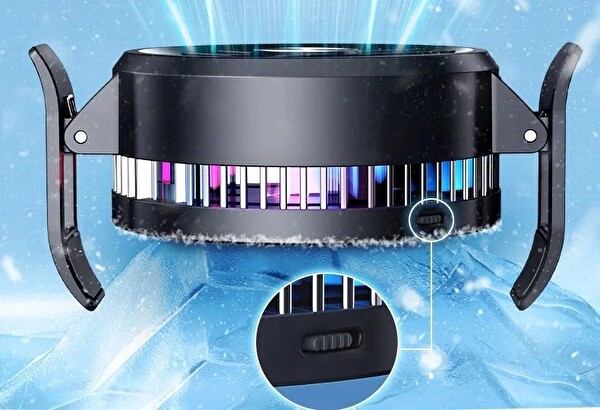 Hadron HDX4360 Rgb Işıklı Radyatörlü Telefon Soğutucu Fan