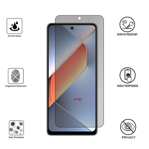 Tecno Pova 6 Neo İle Uyumlu Hayalet Ekran Koruyucu Şeffaf