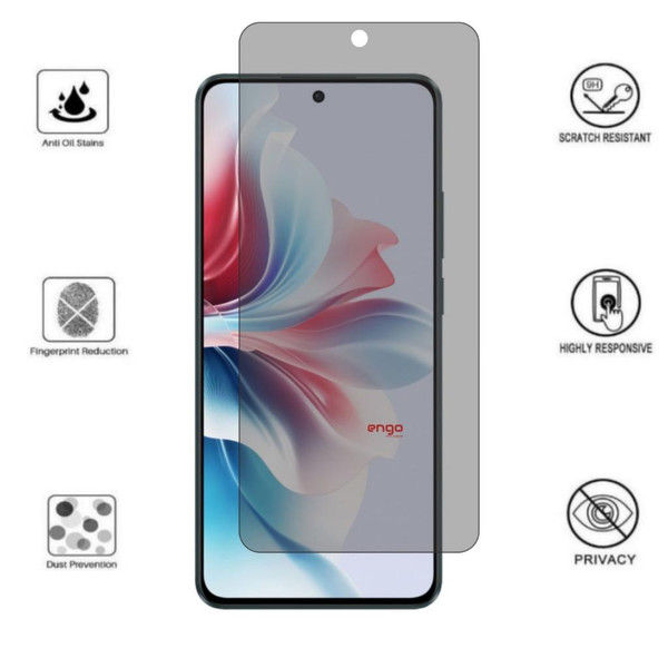 Engo Oppo Reno11 F 5G İle Uyumlu Hayalet Ekran Koruyucu Şeffaf