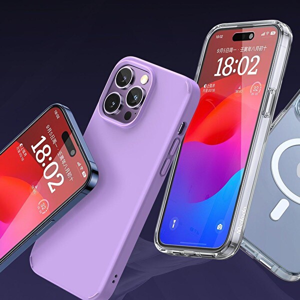 Mcdodo PF-5360 iPhone 15 Şeffaf Kırılmaz Ekran Koruyucu