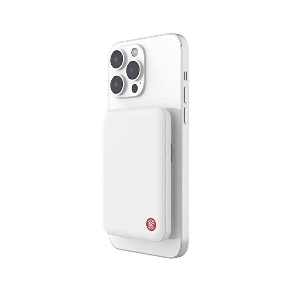 Nillkin Magsafe 5000 mAh Taşınabilir Şarj Cihazı Powerbank Beyaz
