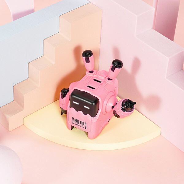 GravaStar Delta35 Pembe Robot Figürlü 35W Hızlı Şarj Adaptörü