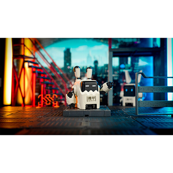 GravaStar Delta35 Beyaz Robot Figürlü 35W Hızlı Şarj Adaptörü