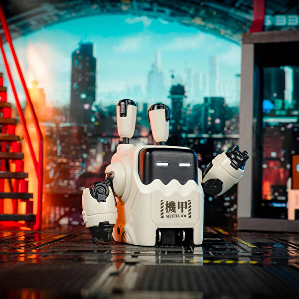 GravaStar Delta35 Beyaz Robot Figürlü 35W Hızlı Şarj Adaptörü