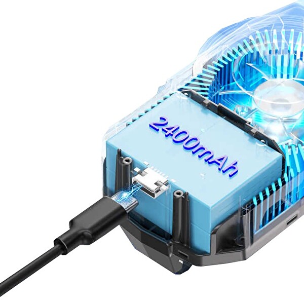 Sprange SRMC4 Radyatörlü Rgb Ledli Şarjlı Bataryalı Telefon Soğutucu Fan