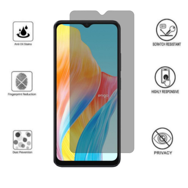 Engo Oppo A38 İle Uyumlu Hayalet Ekran Koruyucu Şeffaf