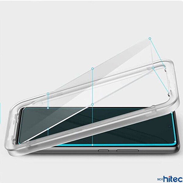 ScHitec Apple iPhone 15 Pro 5D Ekran Koruyucu Magic Kolay Uygulama Aparatlı