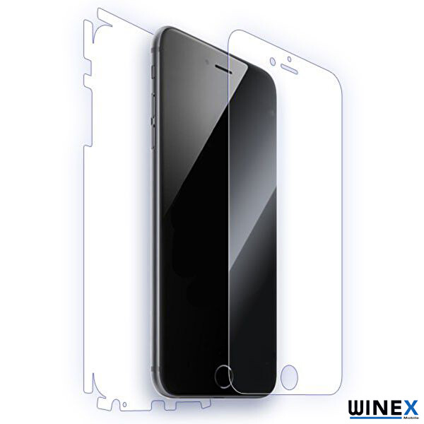 Winex iPhone 8 Ön-Arka 360 Fullbody Darbe Emici Kaplama ve Hd Ekran Koruyucu