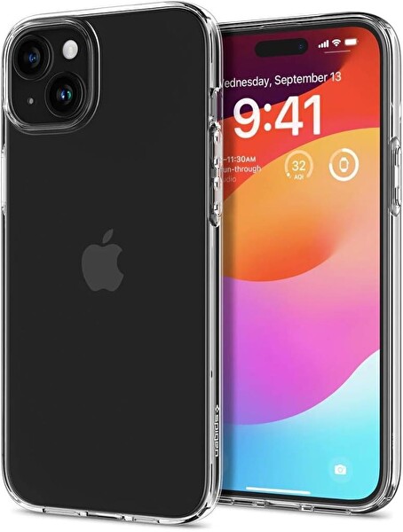 Spigen iPhone 15 Crystal Flex Crystal Clear Kılıf 4