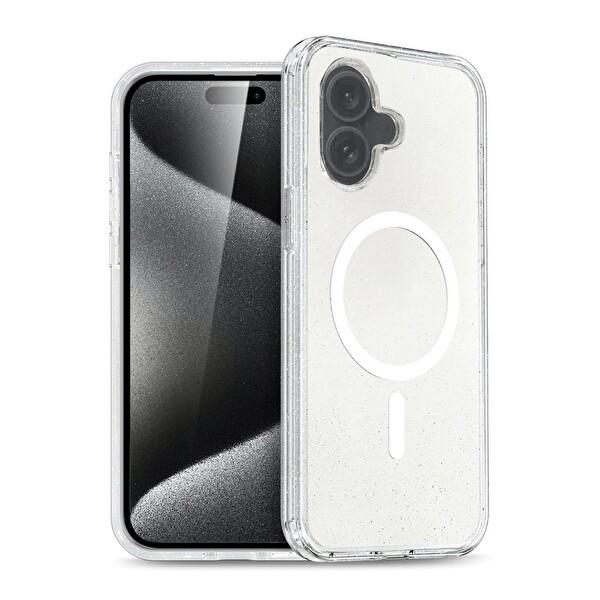 Newface iPhone 16 Uyumlu Glow Magsafe Kamera Korumalı Kılıf