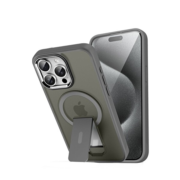 Newface iPhone 16 Pro Uyumlu Tork Magsafe Standlı Toz Geçirmez Ultra Koruma Kılıf